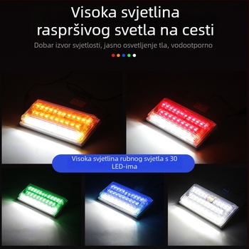 Kamionska LED bočna svjetla, vodootporna, 24V, DB-3075, 50.000 sati, 1000–6000K