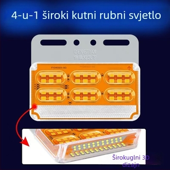 Kamionska bočna svjetla s širokim kutem gledanja – 24V, IP68 vodootporna, LED 10W, vijek trajanja 50 000 h