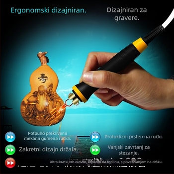 LH50 pyrográfska olovka, električno željezno kućište, Pengjia marka, za pyrograviranje