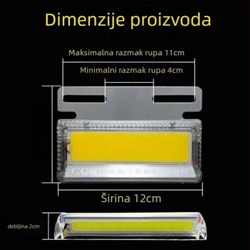 Kamionska COB rubna svjetiljka – 12V/24V IP68, COB LED, podna rasvjeta za gume i signal skretanja