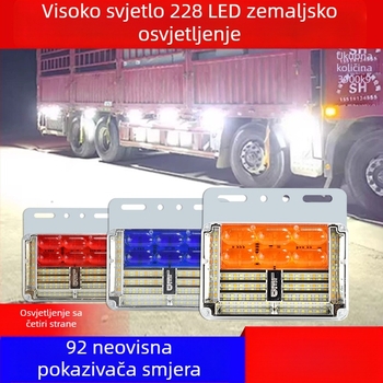24V ultra jarke LED svjetla za donji bočni dio kamiona, vodootporni indikatori širine i pokazivači smjera, bez uzemljenja