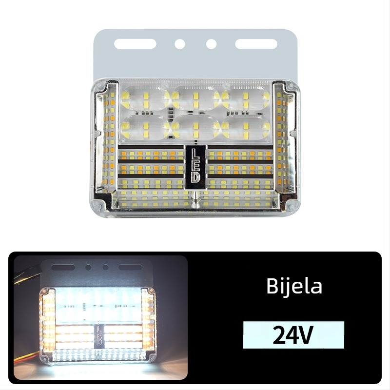 24V ultra jarke LED svjetla za donji bočni dio kamiona, vodootporni indikatori širine i pokazivači smjera, bez uzemljenja
