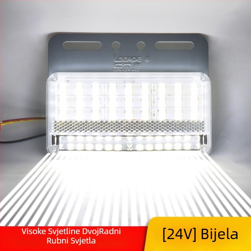 Kamionska LED bočna svjetla, dvostruki red, vodootporna, 24V, svjetlo za vožnju unatrag