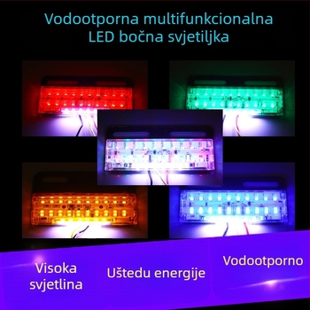 Bočna LED svjetiljka za kamione – ultra-tanka, kompatibilna s furganima