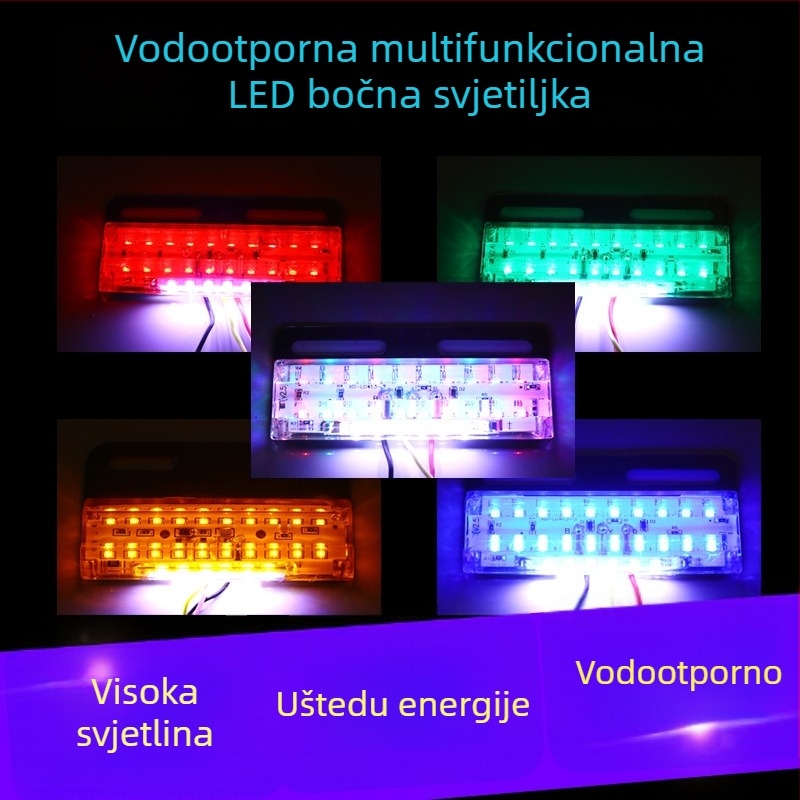 Bočna LED svjetiljka za kamione – ultra-tanka, kompatibilna s furganima