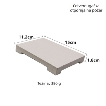 Opeke otporne na visoke temperature za zavarivanje nakita s pločom za toplinsku izolaciju od kvarcnih ćelija (CNSTZBC; 6-nožna cigla HXF3305-96; 4-nožna cigla HXF3305-65; Podrijetlo CN)