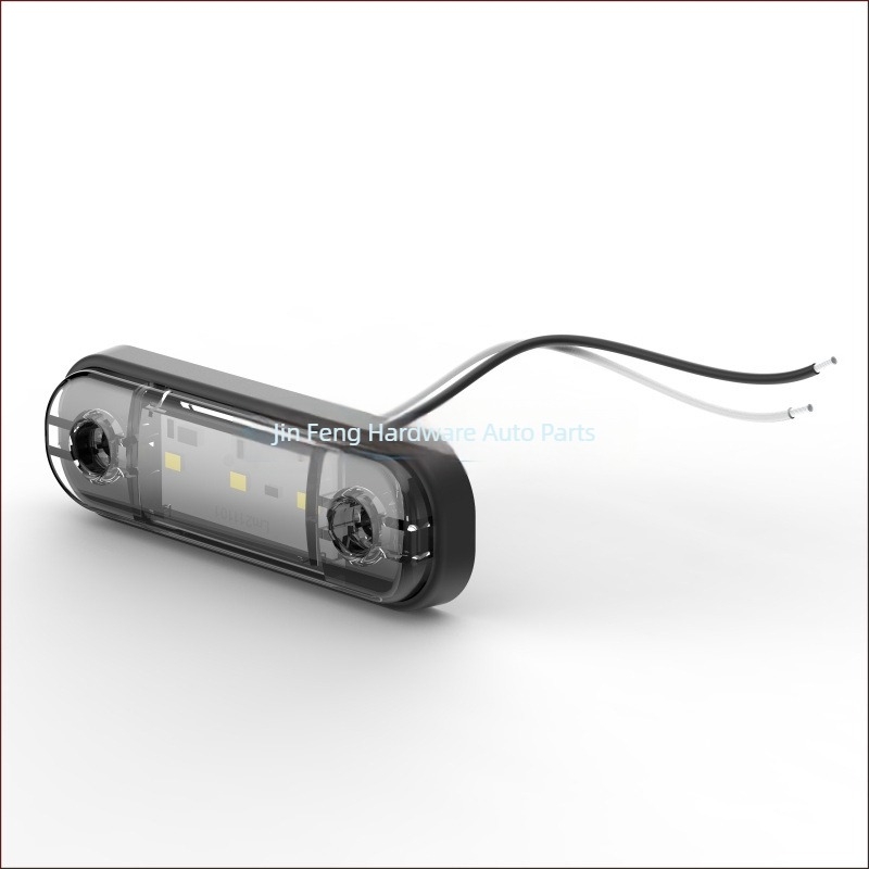 3-LED bočno svjetlo automobila, vodootporni signalni indikator, 12/24V, inženjerski plast, LM-1001 retrofit