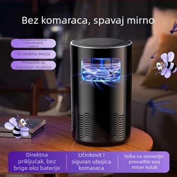 Wear Heart Lampa za ubijanje komaraca s inhalacijskim repelentom, USB punjiva, električni šok, UV svjetlo za 31–40㎡
