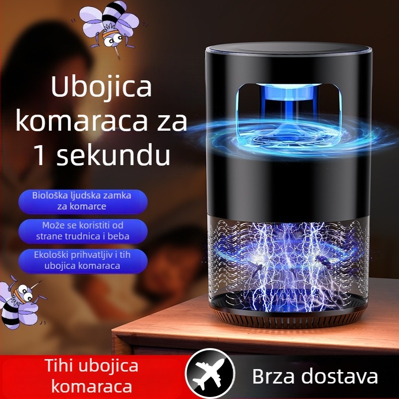 Wear Heart Lampa za ubijanje komaraca s inhalacijskim repelentom, USB punjiva, električni šok, UV svjetlo za 31–40㎡