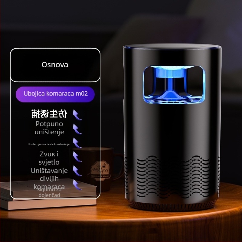 Wear Heart Lampa za ubijanje komaraca s inhalacijskim repelentom, USB punjiva, električni šok, UV svjetlo za 31–40㎡