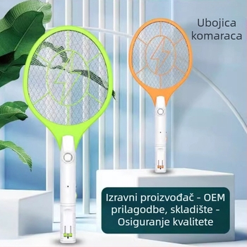 Električna lopata za komarce za kućnu upotrebu, ručni električni šok ubijanje, pokrivenost do 10 m²