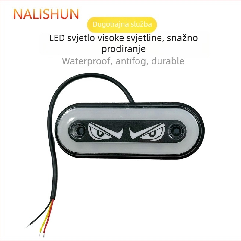 LED svjetlosna traka za rešetku kamiona, 12-24V, ABS, model 910, opća kompatibilnost