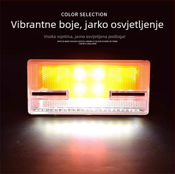 LED bočno svjetlo za velike kamione – 24V, vodootporno, LED izvor svjetla, višenamjensko, pogodno za kamione i poluprikolice