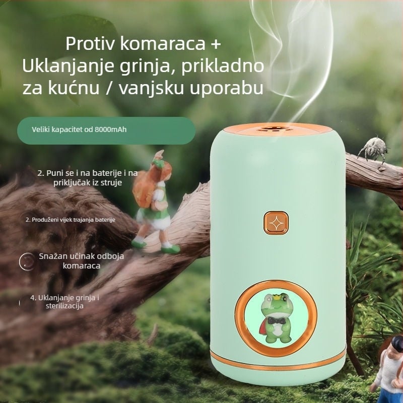Elektronički ubojica komaraca, prenosni za kampiranje i kućnu upotrebu, punjivi, pogodan za majke i djecu