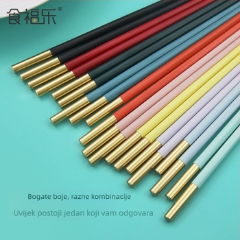 Set štapića za jelo od PET materijala (moderan jednostavan stil, 10 pari)