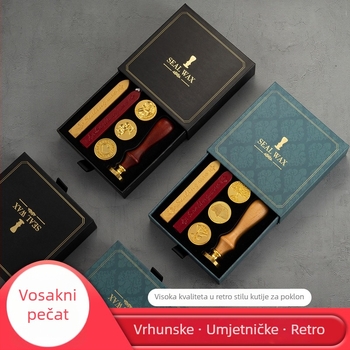Set pečata – okrugli oblik, marka YX, bez napajanja, pogodno kao poslovni dar