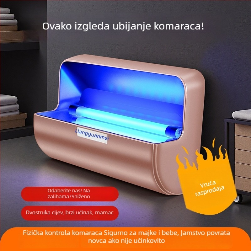Ljepljiva lampa za komarce, zidna, za tvornice, trgovine, restorane, hotele, spavaće sobe i škole