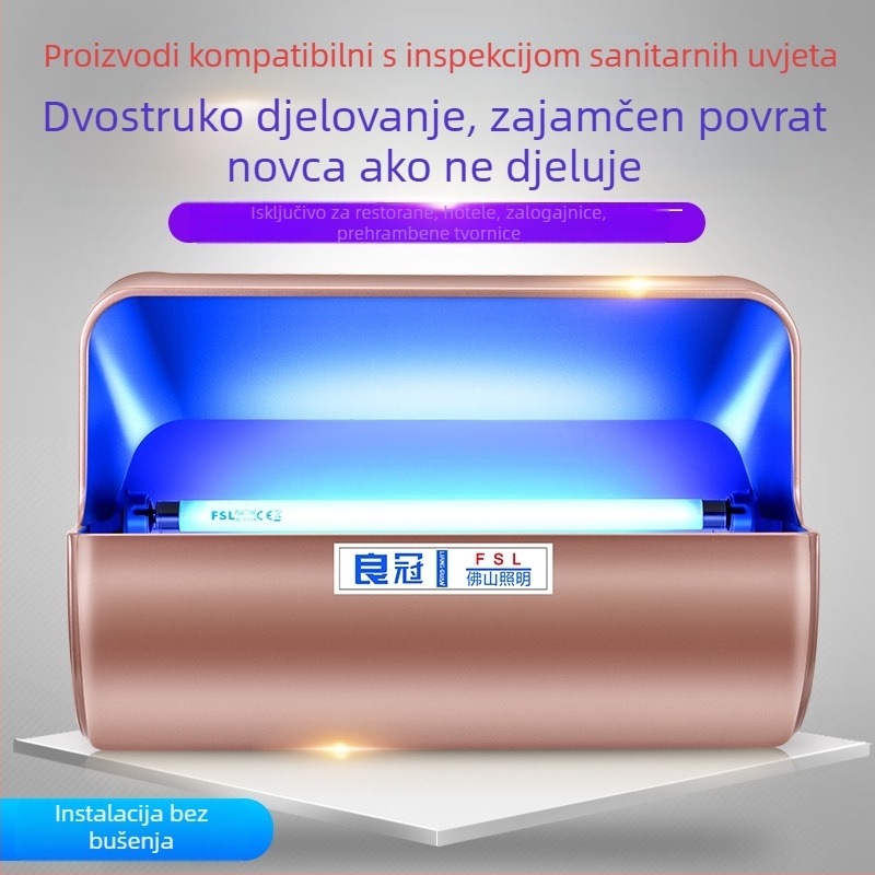 Ljepljiva lampa za komarce, zidna, za tvornice, trgovine, restorane, hotele, spavaće sobe i škole