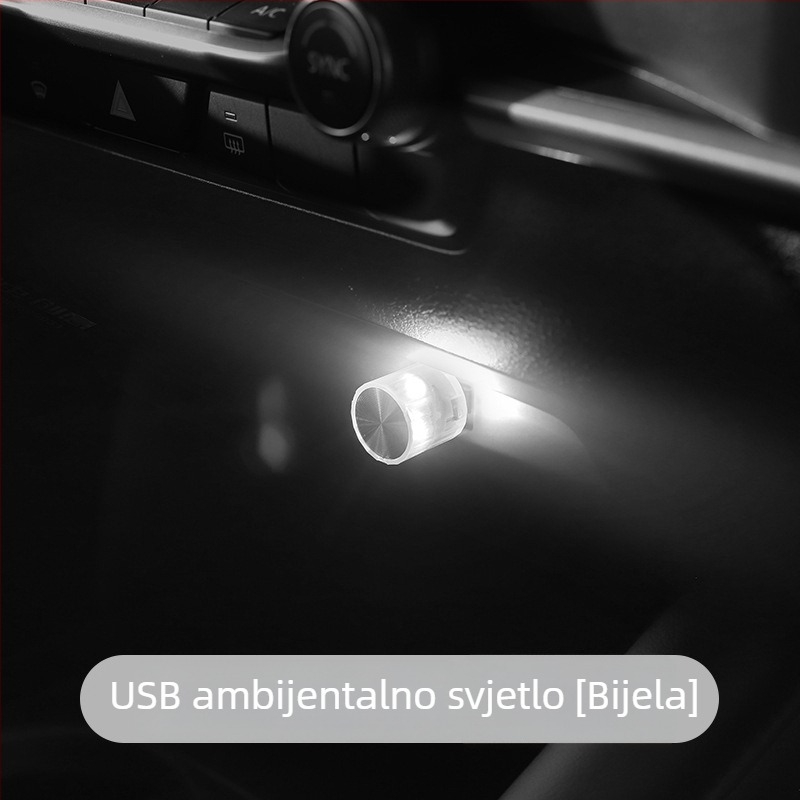 Set LED rasvjete za unutrašnjost automobila, USB napajanje, bežično, bez žica, model 7y0l, tema Godina konja