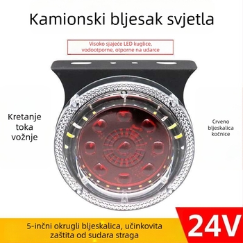 LED strob svjetlo za kamion - vodootporno upozoravajuće svjetlo za prikolicu, protiv sudara straga, model rT3vq