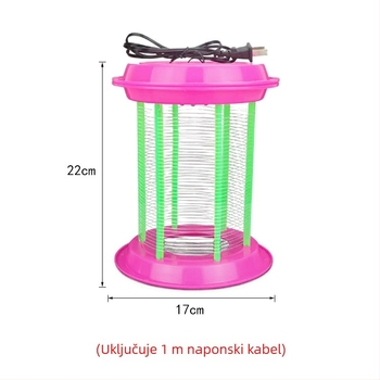 Električna lampa za uništavanje komaraca za farme, tiha zamka za insekte protiv komaraca i moljaca, napon 36V ili manje