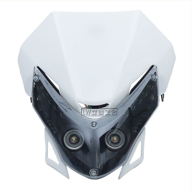 Grimace LED prednje svjetlo za terenski motocikl, plastični sjenilo, 10W, 12V