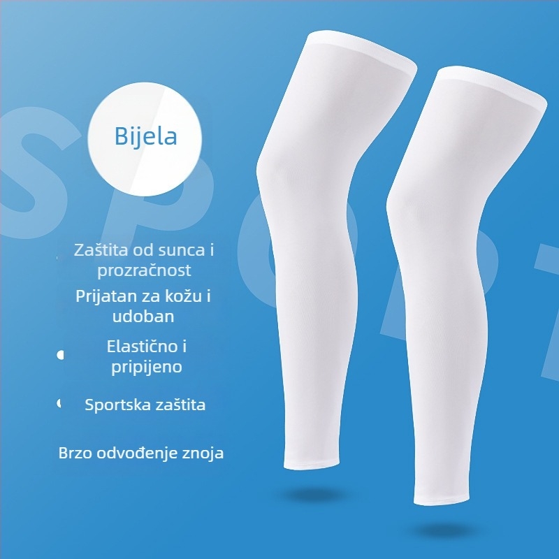 Unisex rukavice za noge s UV zaštitom, Ice Silk materijal, zaštita koljena za biciklizam, trčanje i outdoor sportove, hlađenje nogu
