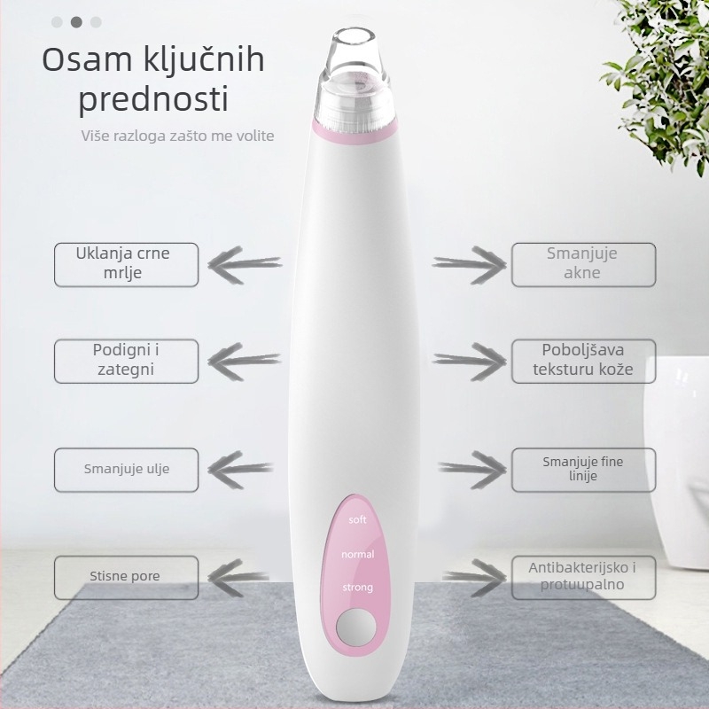 Električni usisavač za crne mrlje – čišćenje pora, eksfolijacija, 3 brzine, model SL0001