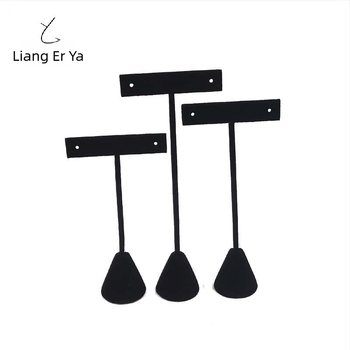 Metalni stalak za nakit s trodimenzijskim dizajnom, flocking završetkom, set od tri veličine u kutiji