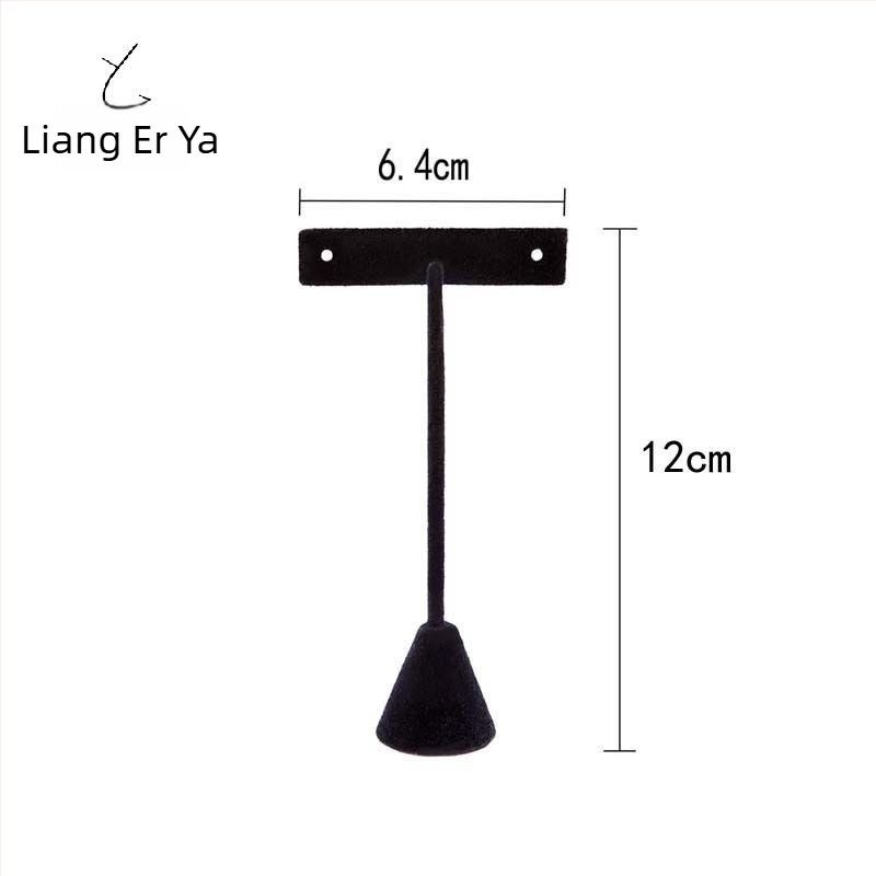 Metalni stalak za nakit s trodimenzijskim dizajnom, flocking završetkom, set od tri veličine u kutiji