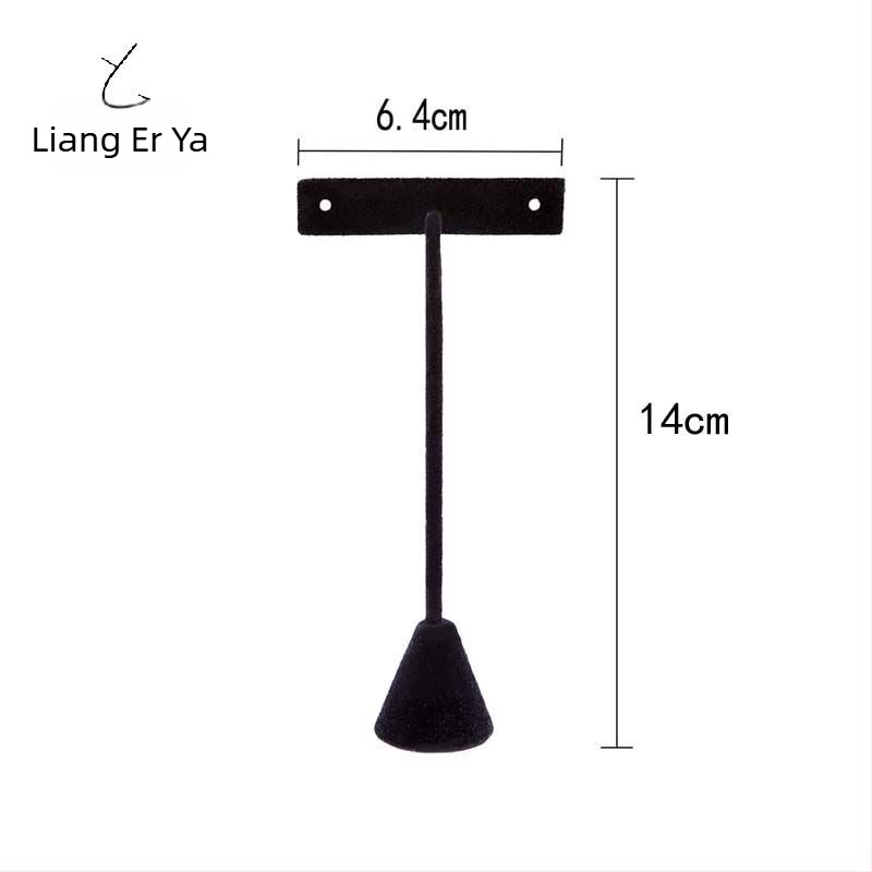 Metalni stalak za nakit s trodimenzijskim dizajnom, flocking završetkom, set od tri veličine u kutiji