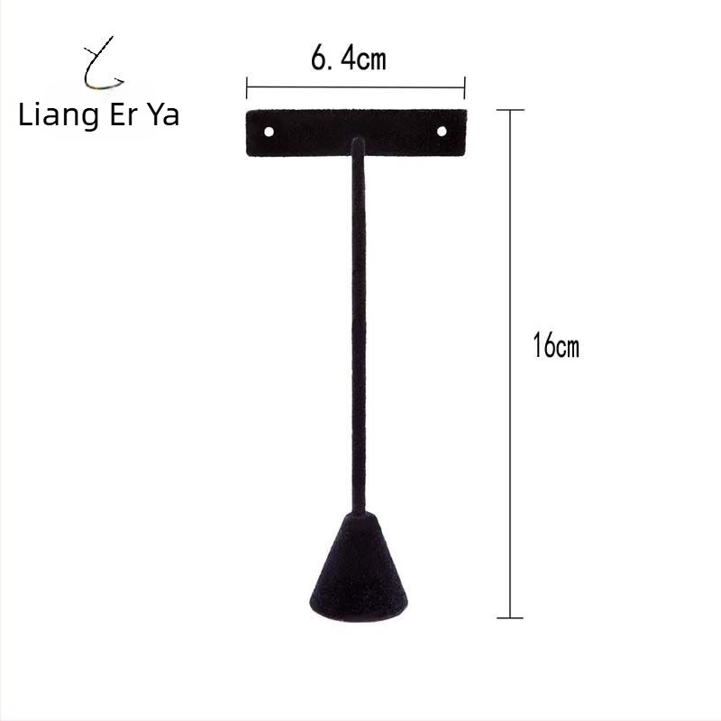 Metalni stalak za nakit s trodimenzijskim dizajnom, flocking završetkom, set od tri veličine u kutiji