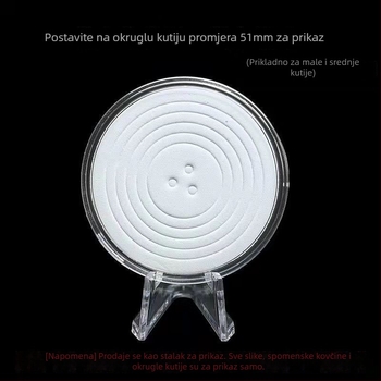 Stalak za izložbu memorijalnih novčića – trokutasti metalni stalak, Marka Unique, Podrijetlo Jilin, Proljeće 2025., Umjetnički stil