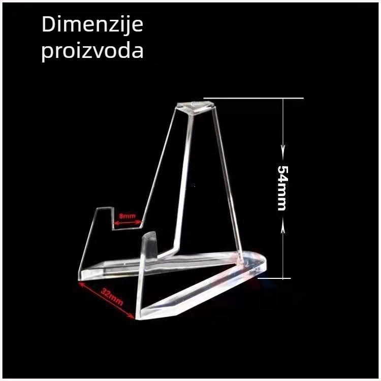 Stalak za izložbu memorijalnih novčića – trokutasti metalni stalak, Marka Unique, Podrijetlo Jilin, Proljeće 2025., Umjetnički stil