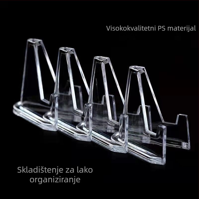 Stalak za izložbu memorijalnih novčića – trokutasti metalni stalak, Marka Unique, Podrijetlo Jilin, Proljeće 2025., Umjetnički stil