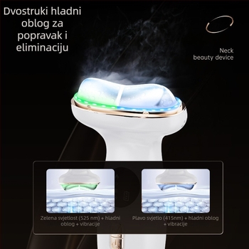 Uređaj za njegu vrata s vibracijskim masiranjem, fotonskom njegom i ledenim režimom za podizanje i učvršćivanje, smanjenje bora i obnavljanje kože (Model DYM063)