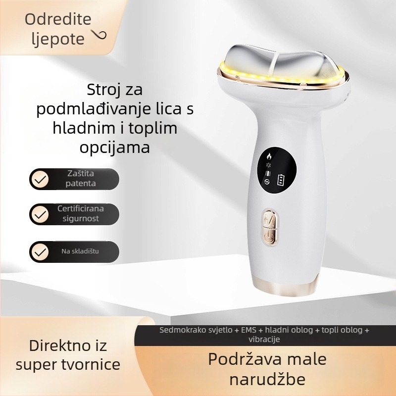 Uređaj za njegu vrata s vibracijskim masiranjem, fotonskom njegom i ledenim režimom za podizanje i učvršćivanje, smanjenje bora i obnavljanje kože (Model DYM063)