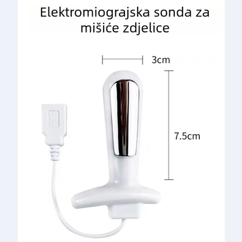 9022X Integrirani uređaj za mišiće zdjelice s USB sondom, prijenosni uređaj za postpartum oporavak i intimnu njegu, IPX5 vodootporan
