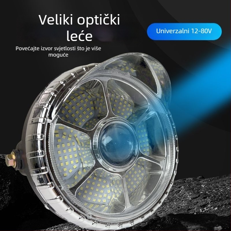 LED prednje svjetlo za motocikl/tricikl, iznimno svijetlo, vodootporno, univerzalna kompatibilnost, Napetost: 8V