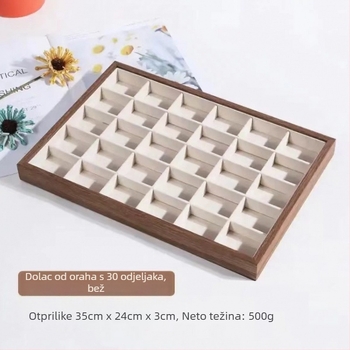 Taca za nakit s flanelnom unutrašnjošću, podrijetlo Yunnan, zimsko izdanje 2025, ženski stil