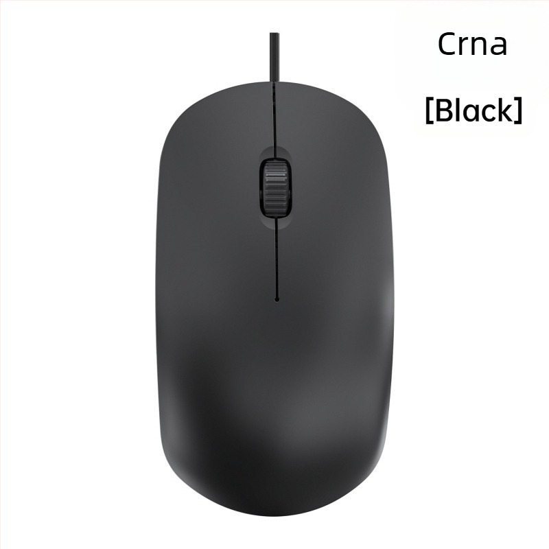 Žičana miša za stolno računalo USB, 1600dpi, 3 tipke, kabel 1.5 m, ergonomska