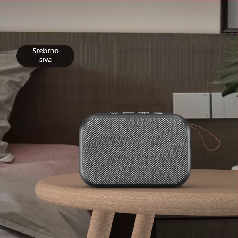 Mg2 Bluetooth zvučnik s tekstilnim kućištem i utorom za karticu, prijenosni mini vanjski subwoofer