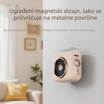 Bluetooth zvučnik s ugrađenom baterijom, 5W izlaz, Bluetooth 5.3, slot pre microSD kartu, domet 10 m