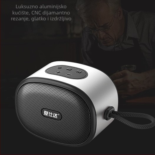 Prijenosni Bluetooth zvučnik sa subwooferom - 10W, BT 5.0, 100Hz-20kHz, SNR ≥75 dB, doseg 15 m
