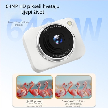 Selfie kamera s CMOS senzorom od 8 MP, 8x optički zum, rotirajući LCD, elektronička stabilizacija slike, prioritet lica
