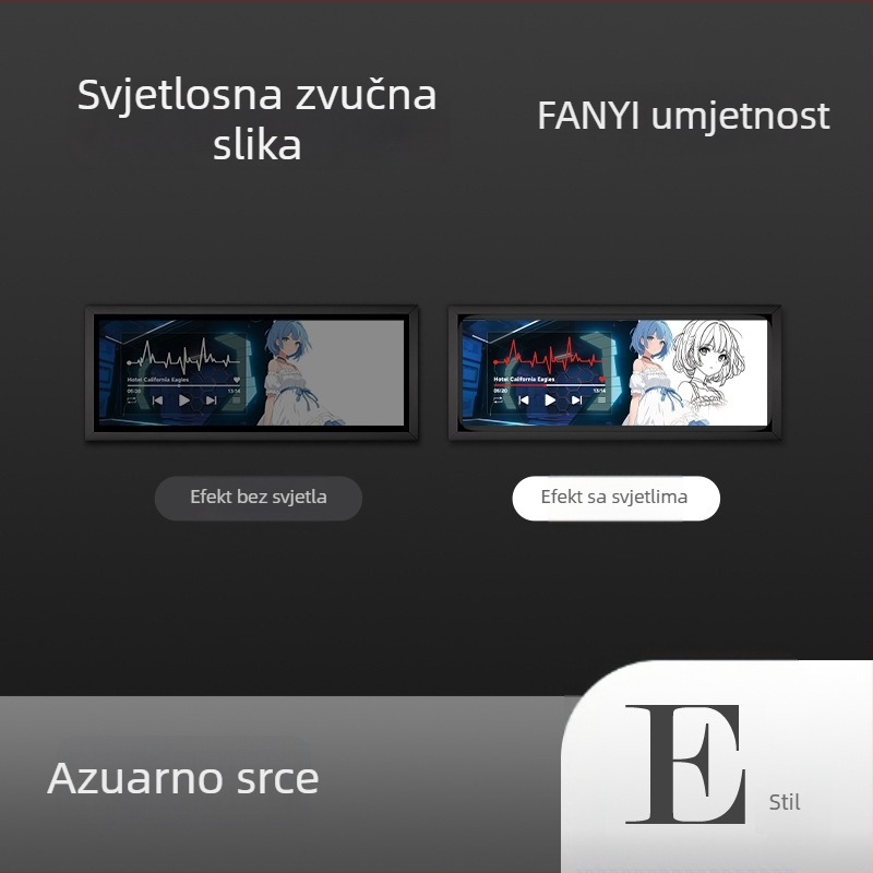 Vanart Bluetooth mini zvučnik za desktop gaming s LED ambijentalnim svjetlom – poklon za gejmere
