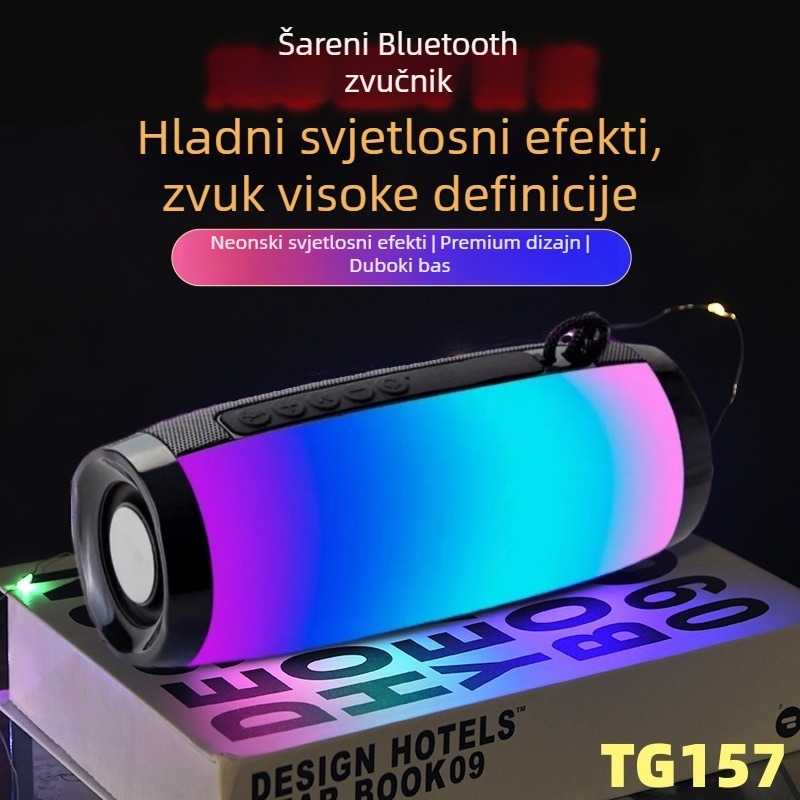 Bluetooth zvučnik s 2 x Hi‑Fi pogonima, baterija 1000–1200 mAh, 10W, Bluetooth 5.3, raspon frekvencija 120 Hz–20 kHz