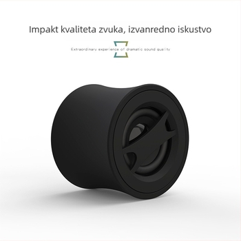 Mini Bluetooth zvučnik s metalnim kućištem, Bluetooth 5.0, 5W, ugrađena baterija 500-800 mAh, frekvencijski domet 100 Hz-20 kHz, SNR ≥95 dB