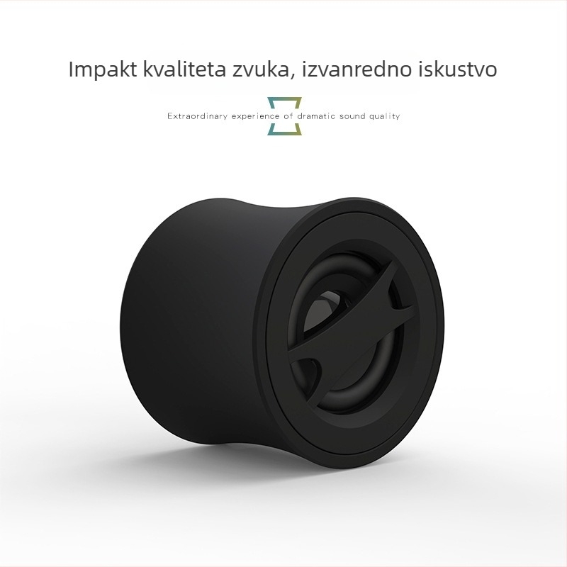 Mini Bluetooth zvučnik s metalnim kućištem, Bluetooth 5.0, 5W, ugrađena baterija 500-800 mAh, frekvencijski domet 100 Hz-20 kHz, SNR ≥95 dB
