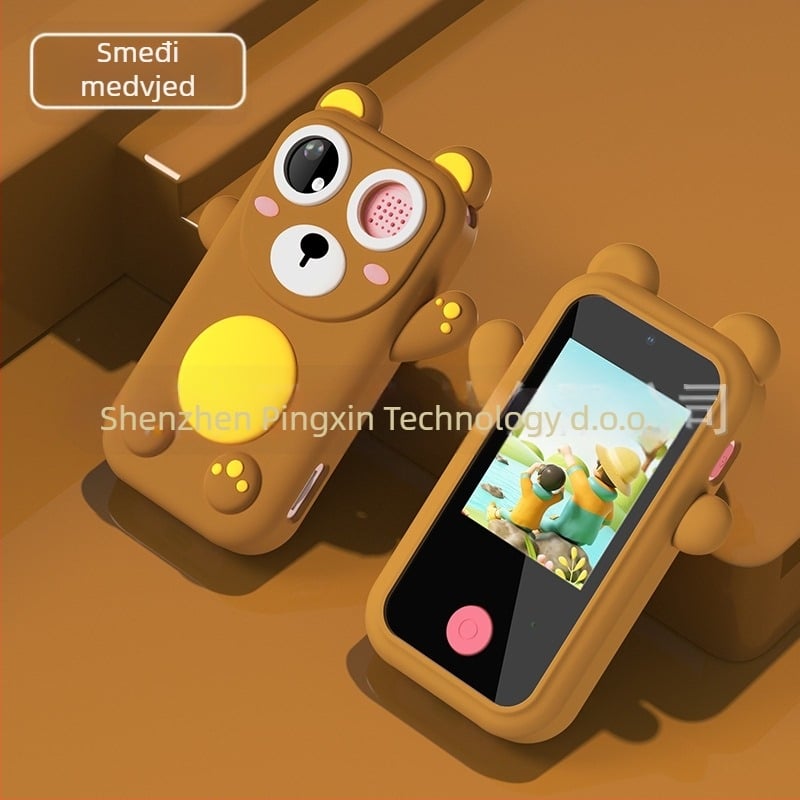 HY-08 dječja višefunkcionalna digitalna kamera-igra s LCD 2,4 in, 3.0 MP, ABS+silicone kućište, trajanje baterije 7–8 sati